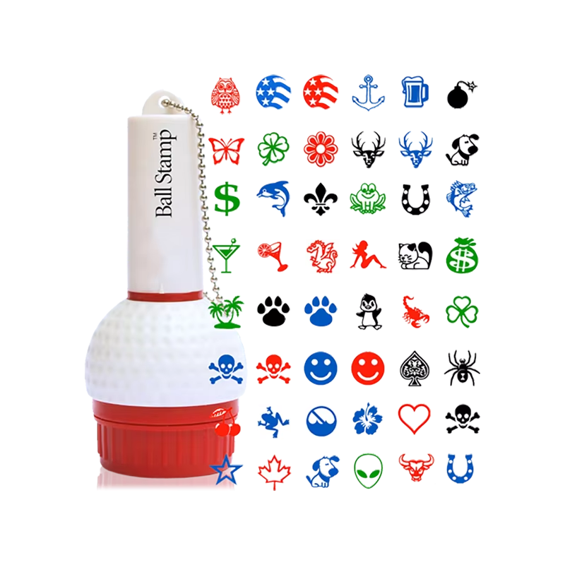 Custom Logo Quick-Dry Golf Ball Stamp