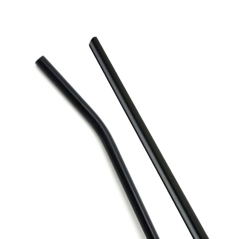 Matte Black Straight Single-Bend Steel Putter Shaft