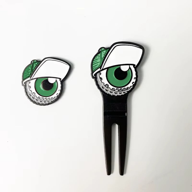 OEM Custom High-Quality Special-Shaped Metal Golf Divot Tool with Magnetic Ball Marker