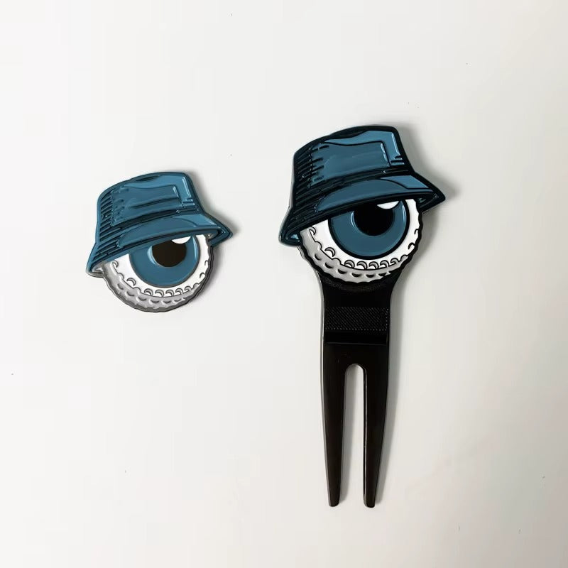 OEM Custom High-Quality Special-Shaped Metal Golf Divot Tool with Magnetic Ball Marker