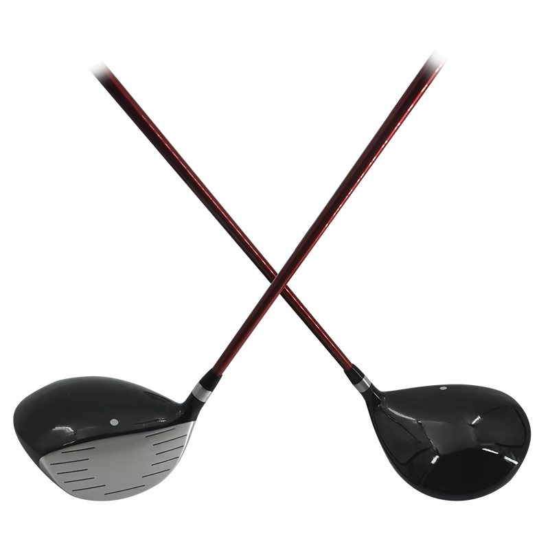 Right-Handed Forged Titanium Golf Driver Head & Club Set