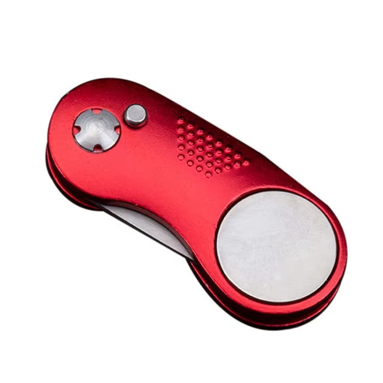 High-Quality Foldable Custom Logo Golf Divot Tool (Putting Green Fork)