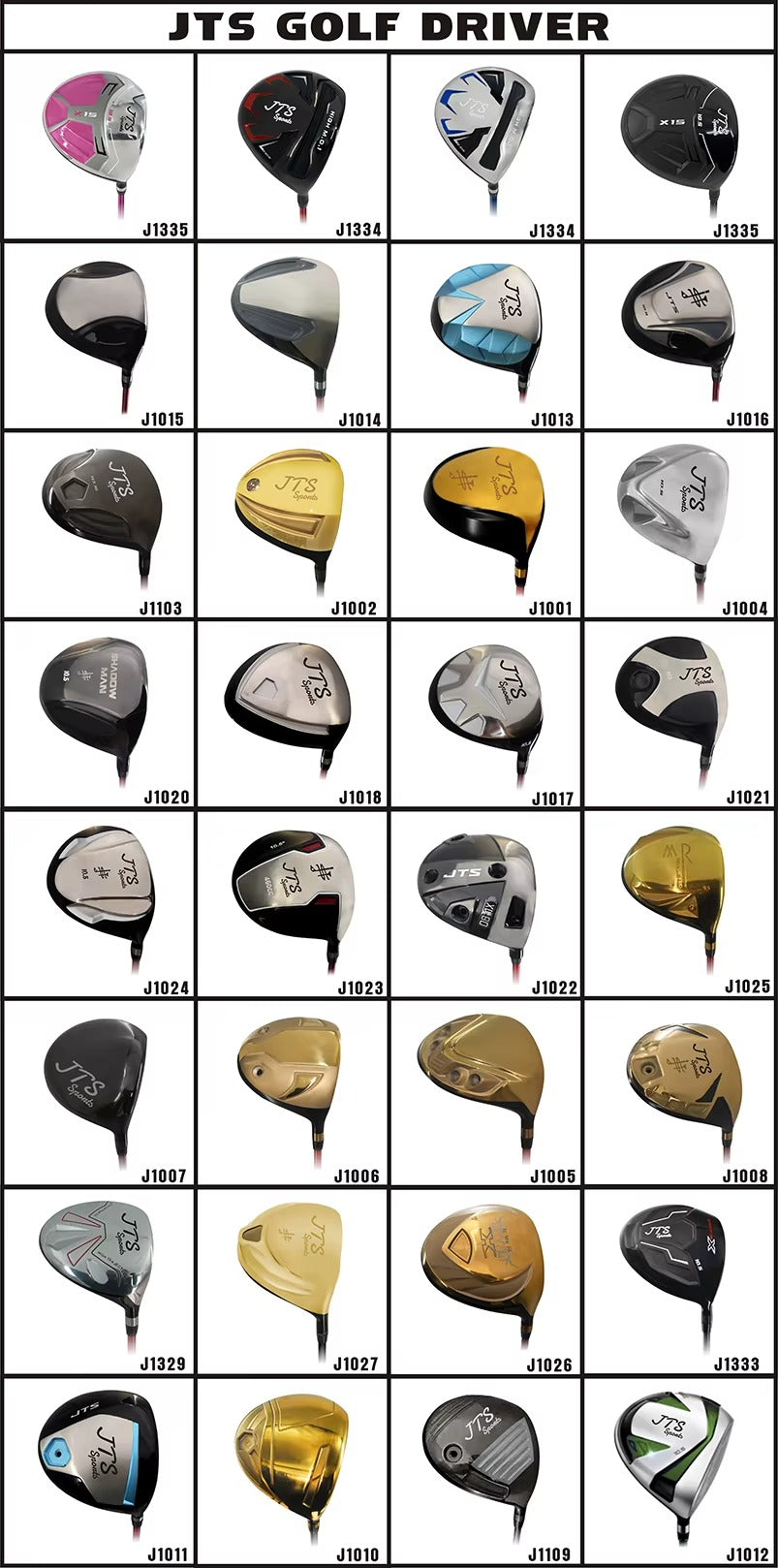 Wholesale Custom Logo Color Professional Golf Driver