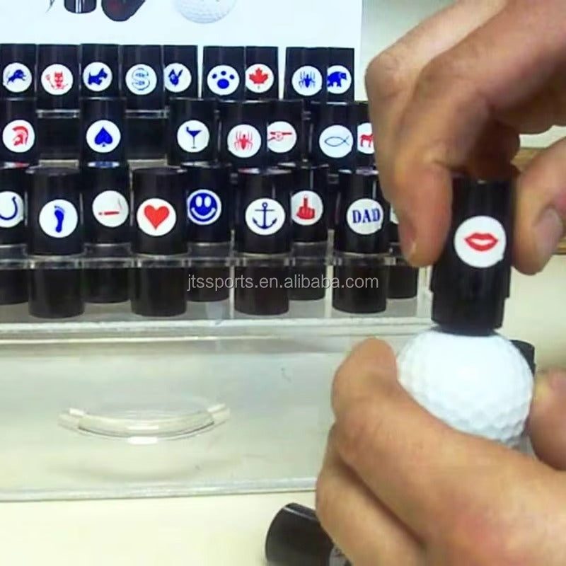 High-Quality No-Fade Quick-Dry Custom Logo Golf Ball Stamps